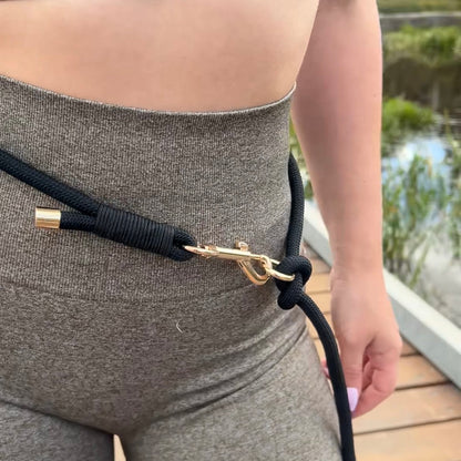 Rope Leash - Black